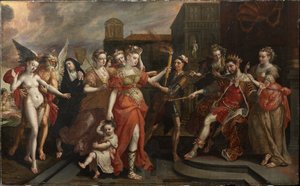The Calumny of Apelles, slutten av 1590-årene.