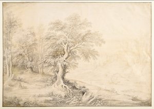 Elvelandskap av Maerten de Cock