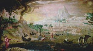 Kristus viser seg for St. Peter av Maerten van Heemskerck