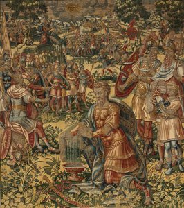 Historien om Gideon, sent på 1500-tallet (silke og ull) av Maerten van Heemskerck
