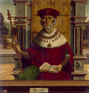 Profeten Esekiel, ca. 1525 av Maestro de Becerril