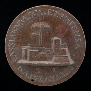 Festning med et høyt tre [revers], 15201530.