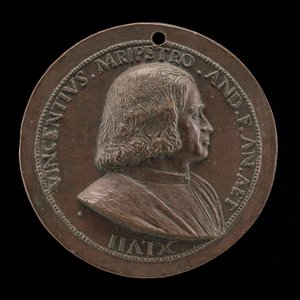 Vincenzo Malipiero, venetiansk patricier, bror til Francesco [forside], 1523.