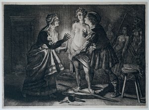 Pygmalion forelsker seg i statuen sin