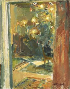 Juletre i salongen til Kilo Manor, tidlig på 1920-tallet