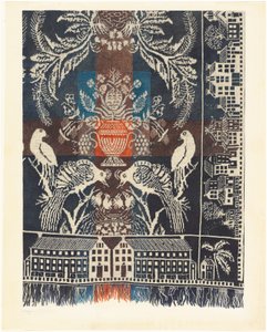 Boston Town Coverlet, 19351942.