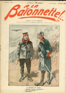 Cover av "" La Baionnette"", Satirical en Colors