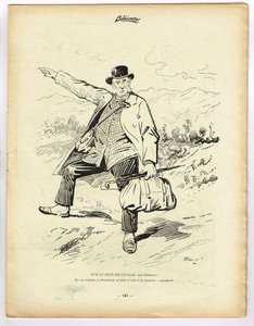 La Baionnette, satirisk i farger av Henri Maigrot