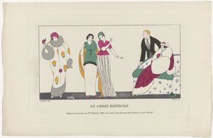 Journal des Dames et des Modes, 1. januar 1913: Det vanskelige valget av Maire