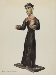 Bulto - Santa Rita, ca. 1938. av Majel G. Claflin