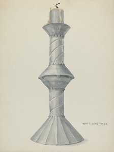 Penitente alterlysestake, ca. 1937. av Majel G. Claflin