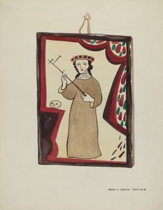 Altertavle-Santa Rita, ca. 1937. av Majel G. Claflin