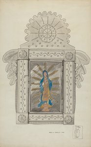 Tinnnisje som inneholder Guadeloupe-bulk, ca. 1936. av Majel G. Claflin