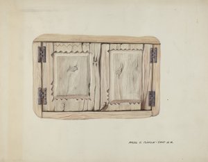 To veggdører, ca. 1937. av Majel G. Claflin