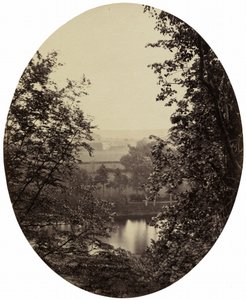 The Banks of the Severn, nær Winterdyne av Major Francis Gresley