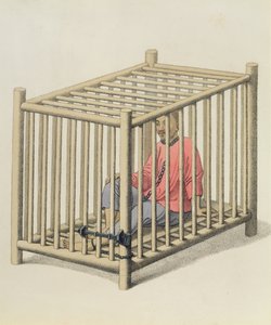 A Malefactor in a Cage, plate 15 fra 