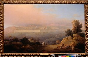 Jerusalem (Israel) (Jerusalem) - Maleri av Maxim Nikiphorovich Vorobyev (Vorobiev) (1787-1855), olje på lerret