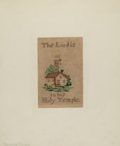Bokmerke, c. 1939. av Manuel G. Runyan