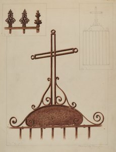 Cross, c. 1937.