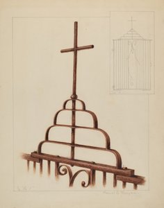 Cross, c. 1937. av Manuel G. Runyan