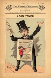 Omslag til The Men of Today, nummer 320, illustrasjon av Manuel Luque (1854-1919): Tekst av Paul Verlaine - Vanier Leon (1847-1896)