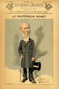 Omslag til The Men of Today, nummer 325, illustrasjon av Manuel Luque (1854-1919): Richet Charles (1850-1935) av Manuel Luque