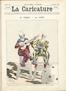Illustrasjon av Manuel Luque (1854-1919) for omslaget til La Caricature (1880) av Manuel Luque