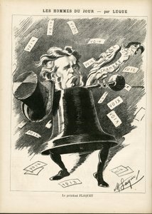 Illustrasjon av Manuel Luque (1854-1919) for omslaget til La Caricature (1880) av Manuel Luque