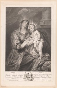 Maria med Kristusbarnet Sancta Jomfru (tittel på objekt)