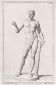 Statue av Hercules, 1734. av Marc