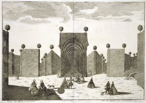 The Topiary Gardens, fra Delights of the Villa Castellazzo, av Domenico Felice Leonardi, utgitt 1743 av Marc