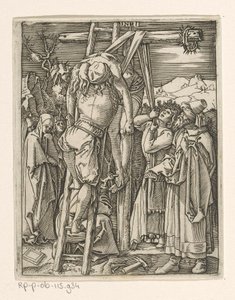 Korstaking Passion of Christ (serietittel) av Marcantonio Raimondi