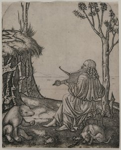 Orpheus Charming the Animals, ca. 1505. av Marcantonio Raimondi