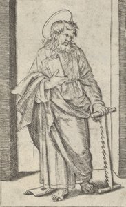 Saint Simon, en sag i den senkede venstre hånden, fra serien 