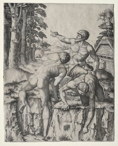 The Climbers Three Figures fra Michelangelos Battle of Cascina, 1510.