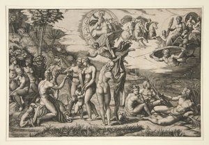 The Judgment of Paris, etter Raphael, ca. 1510-20