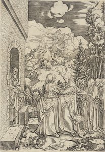 Marias besøkelse av Marcantonio Raimondi