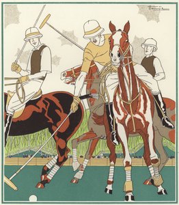 Polo in Le Touquet von Marcel-Jacques Hemjik