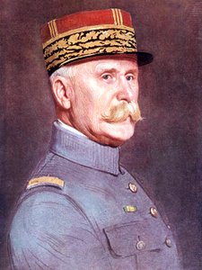 Portrett av marshall Philippe Petain, ca. 1920 (maleri)