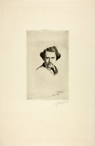 Portrett av Alfred Cadart, 1875 av Marcellin Gilbert Desboutin