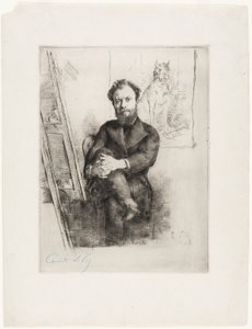 Portrett av Viscount Ludovic Napoleon Lepic av Marcellin Gilbert Desboutin