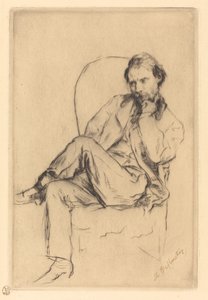 Renoir sittende av Marcellin Gilbert Desboutin