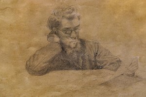 Telemaco Signorini av Marcellin Gilbert Desboutin
