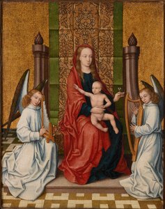 Jomfruen og barnet tronet, mellom 1550 og 1560.