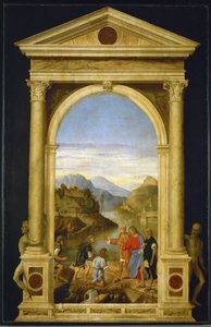 Jesus kaller på Sebedeus#39; sønner, Jakob og Johannes (poppelved)