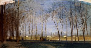 Bredden av elven Po i Torino