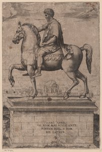 Rytterstatue av Marcus Aurelius av Marco Dente