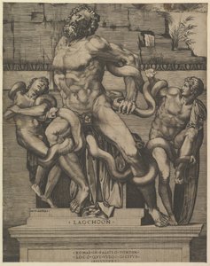 Speil av romersk storhet: Laocoon, 1500-tallet. av Marco Dente
