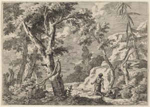 To menn angrende i villmarken av Marco Ricci