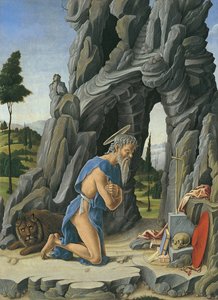 Saint Hieronymus i ørkenen av Marco Zoppo